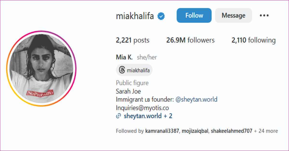 Mia Khalifa instagram